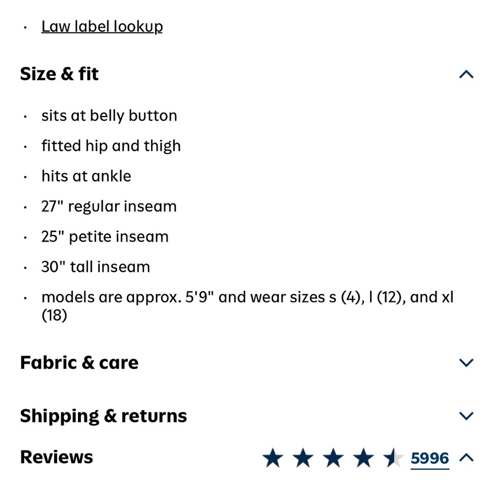 Old Navy pixie straight pants - Picture 5 of 5